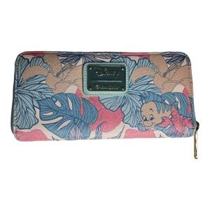Loungefly Disney The Little Mermaid Zip Around Wallet Ariel Flounder Sebastian